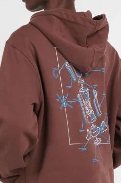 BLUEPRINT HD - Hoodie | Marron