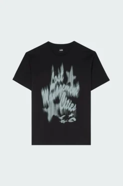 BLUR LAYER TEE - T-shirt | Noir