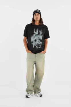 BLUR LAYER TEE - T-shirt | Noir