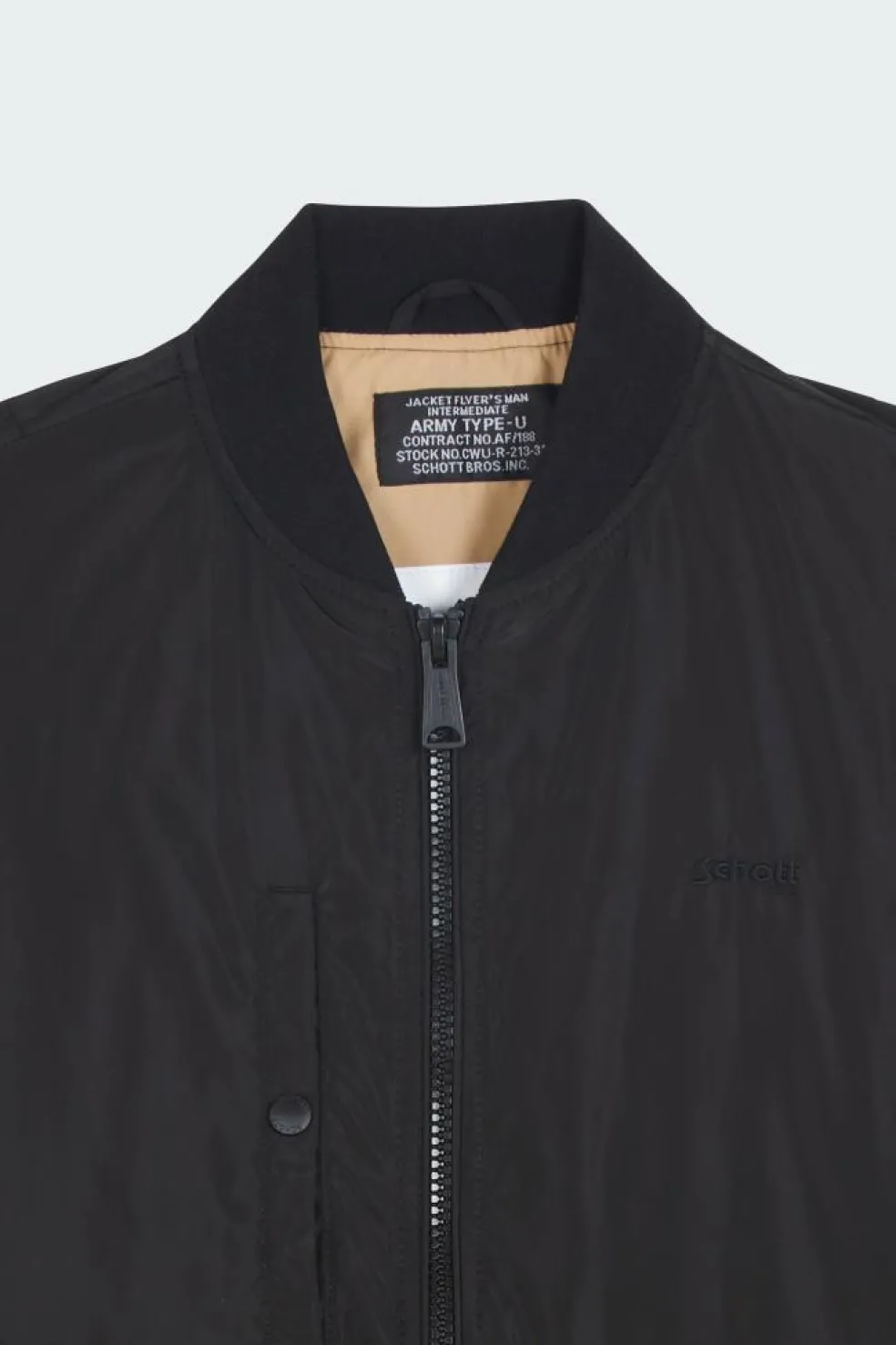 BOMBER SCHOTT - Bomber | Noir