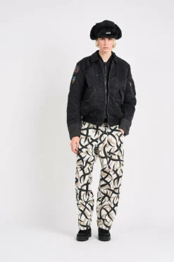 BOMBERS CWU AVEC BADGES - Blouson | Noir