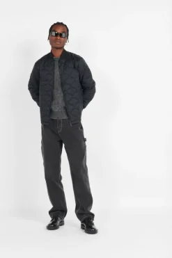 BOMBERS DROIT MATELASSE - Veste bomber | Noir