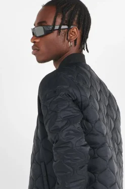 BOMBERS DROIT MATELASSE - Veste bomber | Noir
