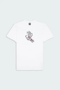 Bone Hand Cruz Front T-Shirt - T-shirt | Blanc
