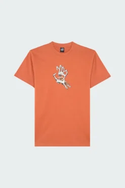 Bone Hand Cruz Front T-Shirt - T-shirt | Marron