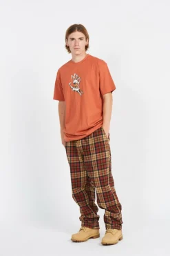 Bone Hand Cruz Front T-Shirt - T-shirt | Marron