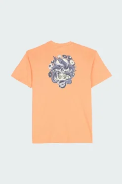 Botanic Skull - T-Shirt | Orange