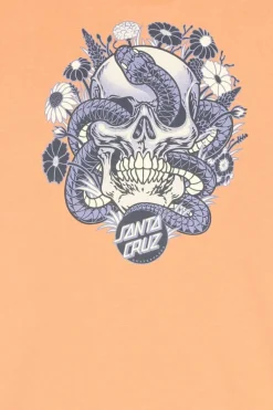 Botanic Skull - T-Shirt | Orange