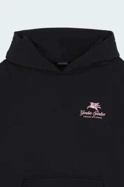 BOXY HDIE EMB - Hoodie | Noir