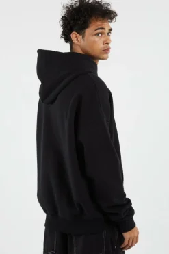 BOXY HDIE EMB - Hoodie | Noir