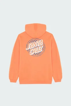 Breaker Check Opus Dot Zip Hood - Hoodie zippé | Orange