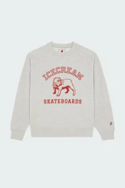 BULLDOG CRNECK HEATHER - Sweatshirt | Gris