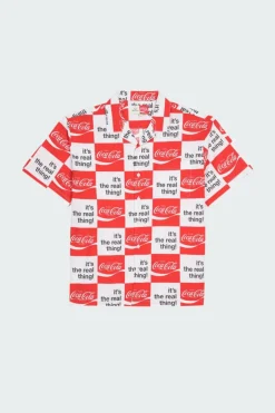 BUNKER - Chemise - Brixton x COCA COLA | Blanc