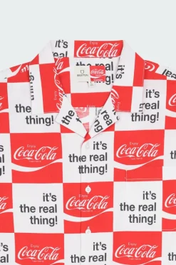 BUNKER - Chemise - Brixton x COCA COLA | Blanc