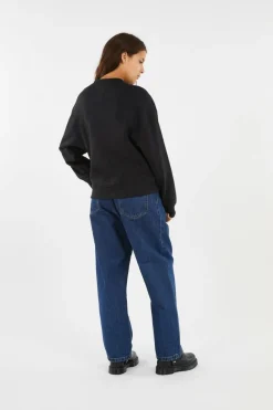 BXY BADGE CREW - Sweatshirt | Noir