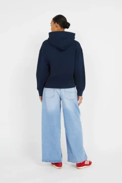 BXY BADGE HOODIE - Hoodie | Bleu