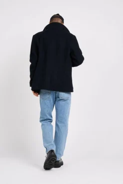 CABAN DOUBLE BOUTONNAGE - Manteau | Bleu