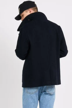 CABAN DOUBLE BOUTONNAGE - Manteau | Bleu