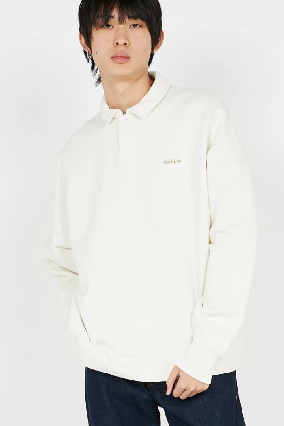 CALVIN KLEIN LABEL - Sweatshirt | Blanc
