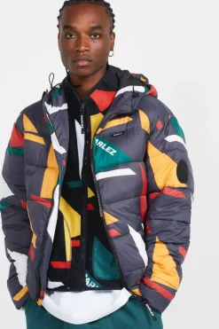 Caly Puffer Jacket Multi - Doudoune | Multicolore