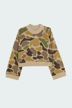 Cammile Camo Pullover - Pull | Vert