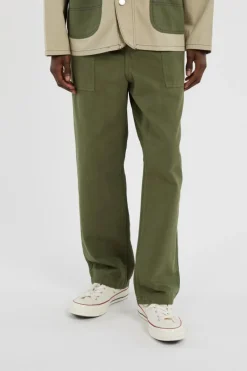 CANVAS CHEF PANTS - Pantalon | Kaki