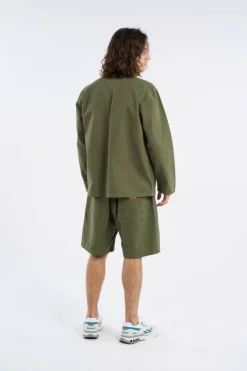 CANVAS CHORE SHIRT - Surchemise | Kaki