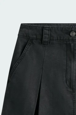 CANVAS MINI PLEA - Jupe | Noir