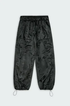 CARGO RAIN PANTS WIDE W3 - Pantalon cargo | Noir