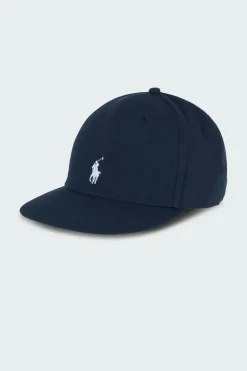 Casquette baseball calotte haute sergé - Casquette | Bleu
