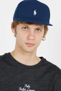 Casquette baseball calotte haute sergé - Casquette | Bleu