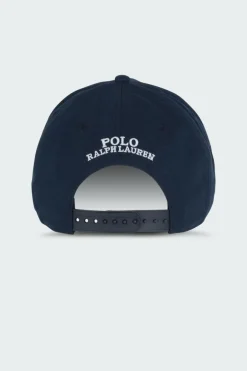 Casquette baseball calotte haute sergé - Casquette | Bleu