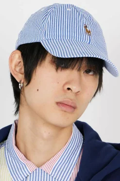 Casquette de baseball en seersucker - Casquette | Multicolore