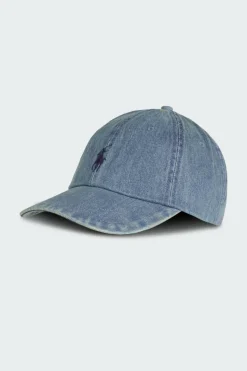 Casquette en denim indigo - Casquette | Bleu