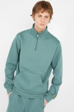 Chase Neck Zip - Sweatshirt | Vert