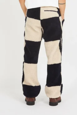 CHECKERED SHERPA PANT - Pantalon | Multicolore