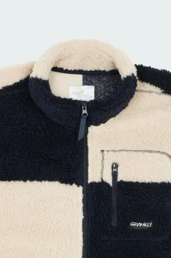 CHECKERED SHERPA VEST - Veste | Multicolore