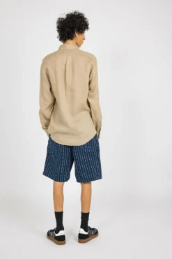 Chemise Custom Fit en lin - Chemise | Beige