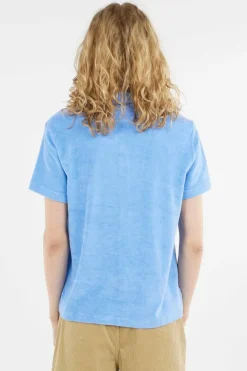 Chemise safari en molleton éponge - Chemise | Bleu