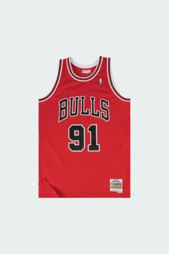 CHICAGO BULLS - DENIS RODMAN - Maillot | Rouge
