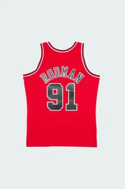 CHICAGO BULLS - DENIS RODMAN - Maillot | Rouge