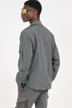 CHROME-R FULL ZIP OVERSHIRT - Chemise | Gris