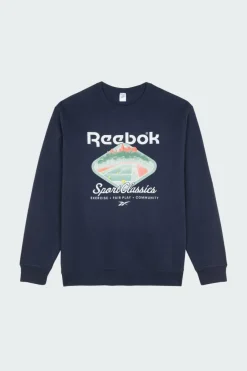 CL COURT SPORT CREW - Sweatshirt | Bleu