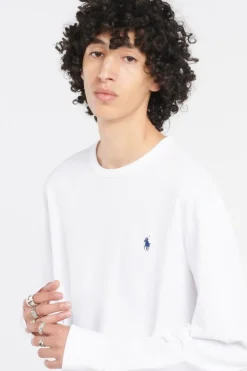 Classic Fit Jersey Long-Sleeve T-Shirt - T-shirt | Blanc