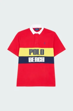 Classic Fit Polo Beach Rugby Shirt - Polo manches courtes | Rouge