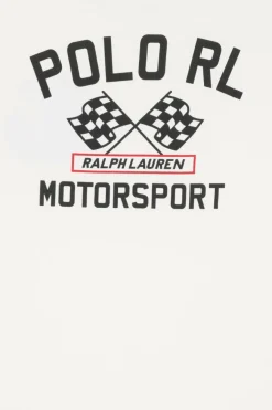 Classic Fit Slub Jersey Graphic T-Shirt - T-shirt | Beige