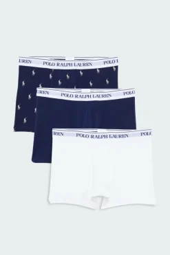Classic Stretch-Cotton Trunk 3-Pack - Boxer | Bleu