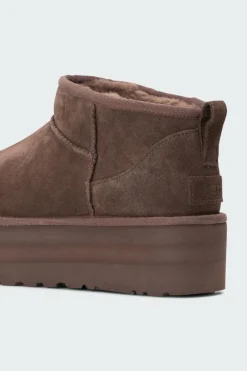 CLASSIC ULTRA MINI PLATFORM - Bottes | Marron