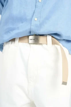 CLIP BELT CHROME - Ceinture | Beige
