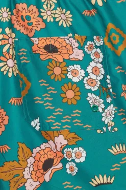 colbert floral print - short de bain | Multicolore